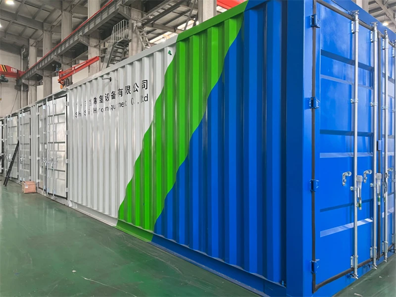 Production d’hydrogène vert conteneurisé