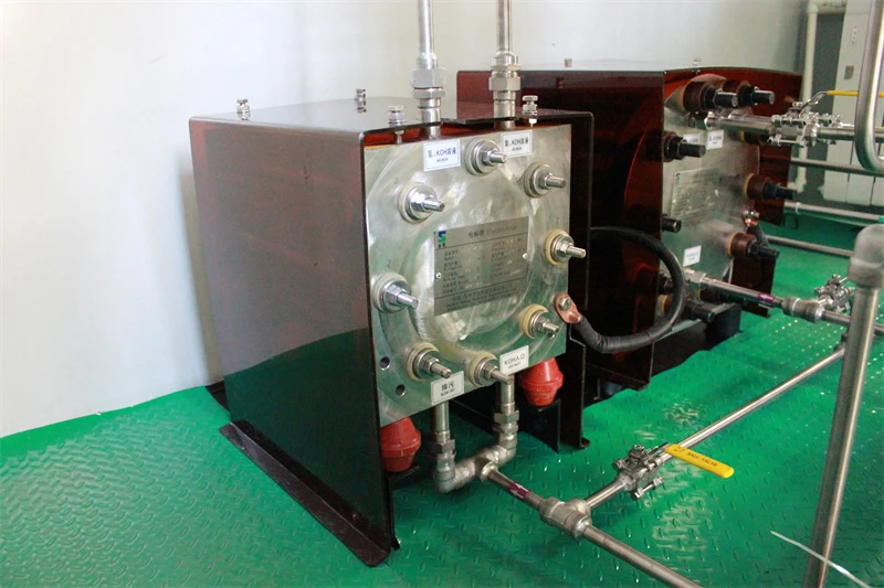 Électrolyse d'hydrogène à grande échelle